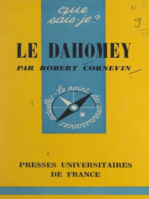 cover image of Le Dahomey